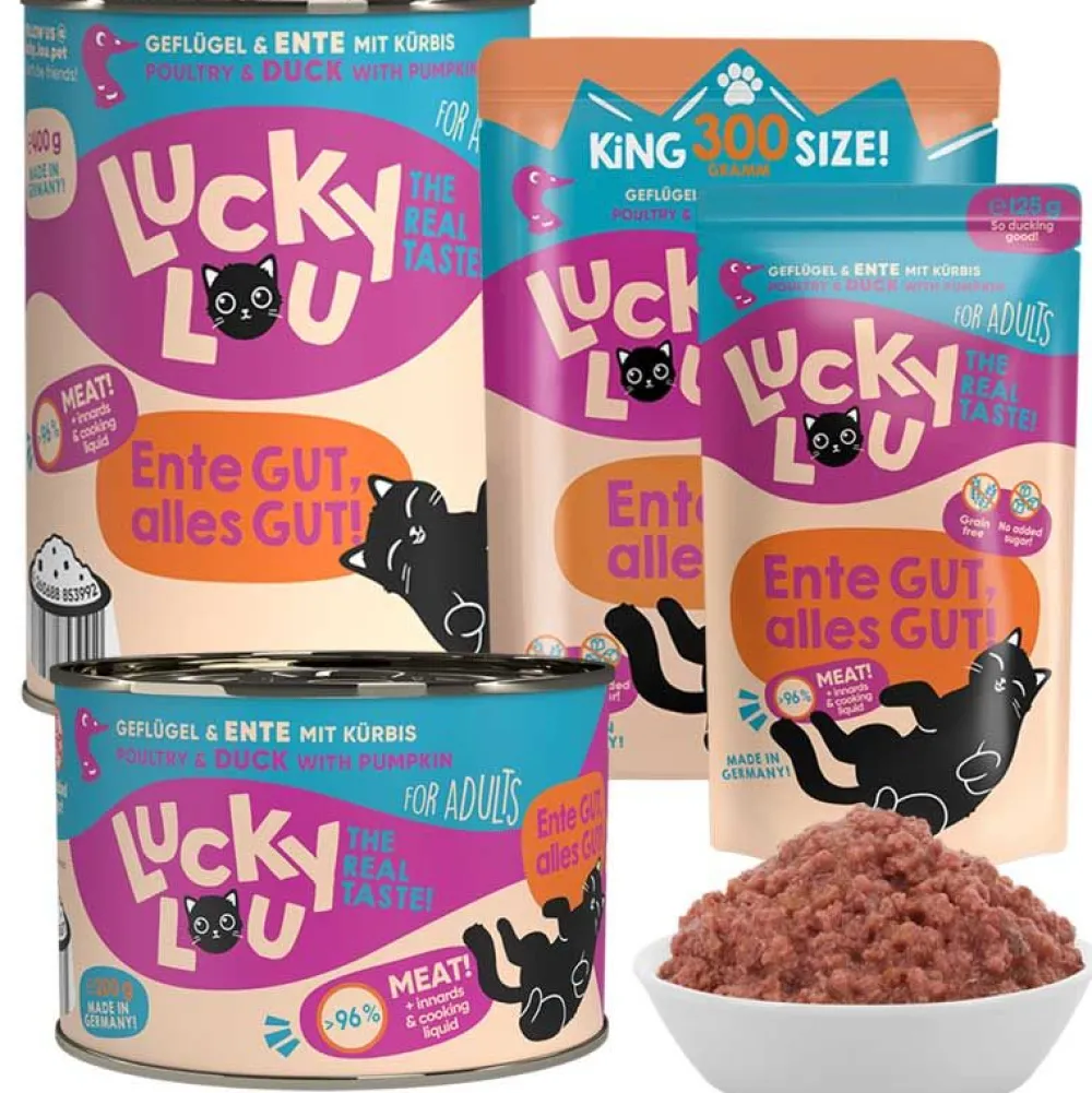 Lucky Lou>Futterfreund Lucky Lou Lifestage Adult Geflügel + Ente