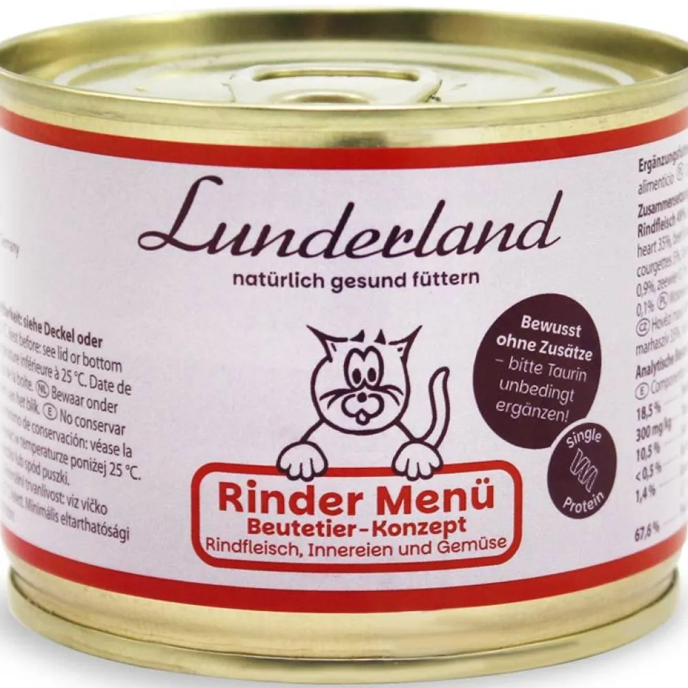 Lunderland>Futterfreund Lunderland Katze Rinder Menü 200g