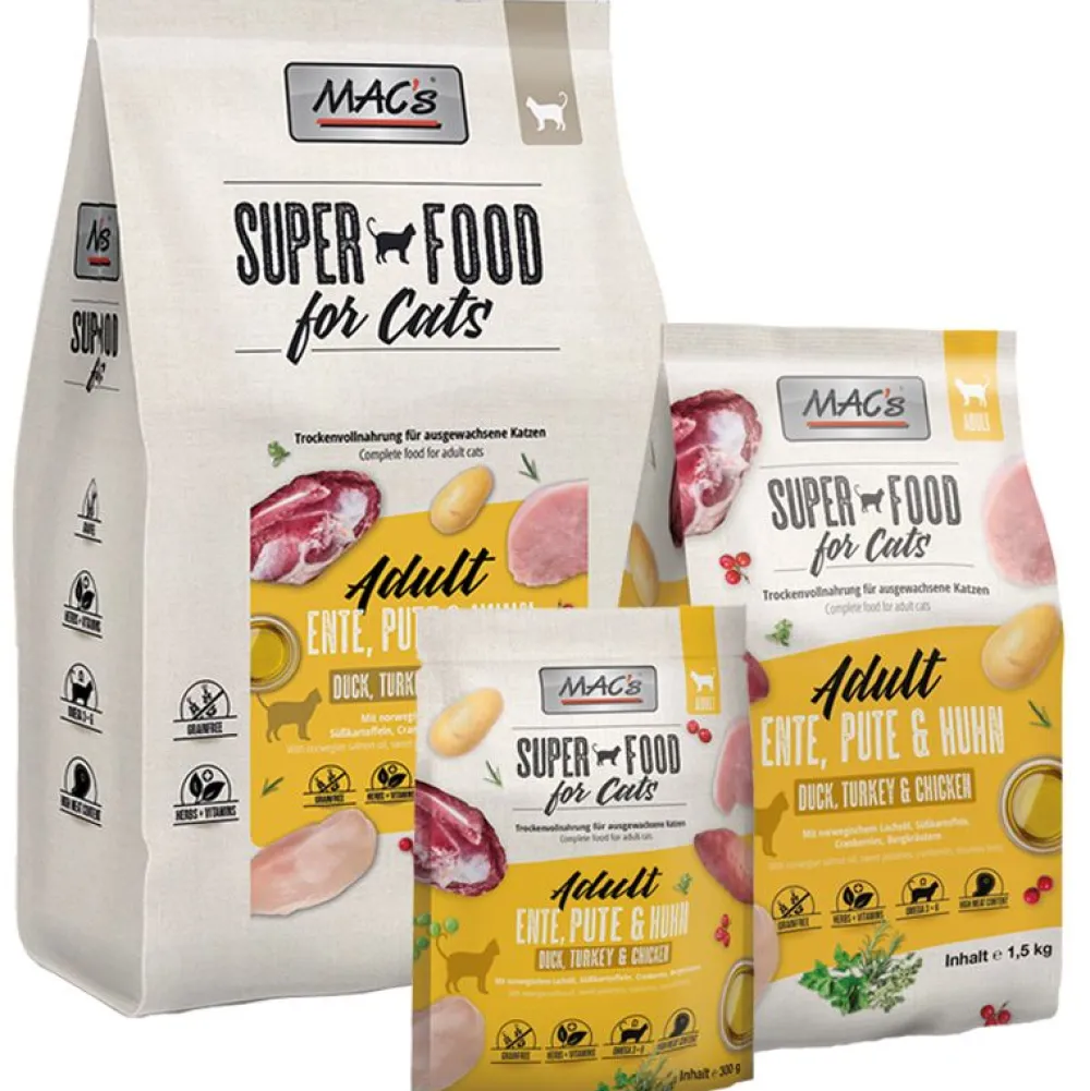 Macs>Futterfreund Macs Cat Adult Ente + Pute + Huhn