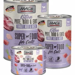 Macs>Futterfreund Macs Cat Dose Kitten Pute, Rind und Ente
