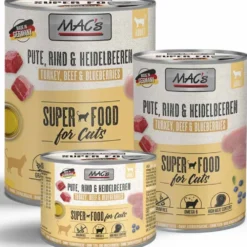 Macs>Futterfreund Macs Cat Dose Pute, Rind und Heidelbeeren