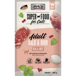Macs>Futterfreund Macs Cat Pouch Kalb + Rind 100g