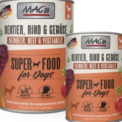 Macs>Futterfreund Macs Dog Rentier, Rind und Gemüse