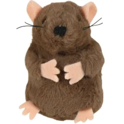 Katzenspielzeug>Futterfreund Maulwurf, Plüsch, 5 cm