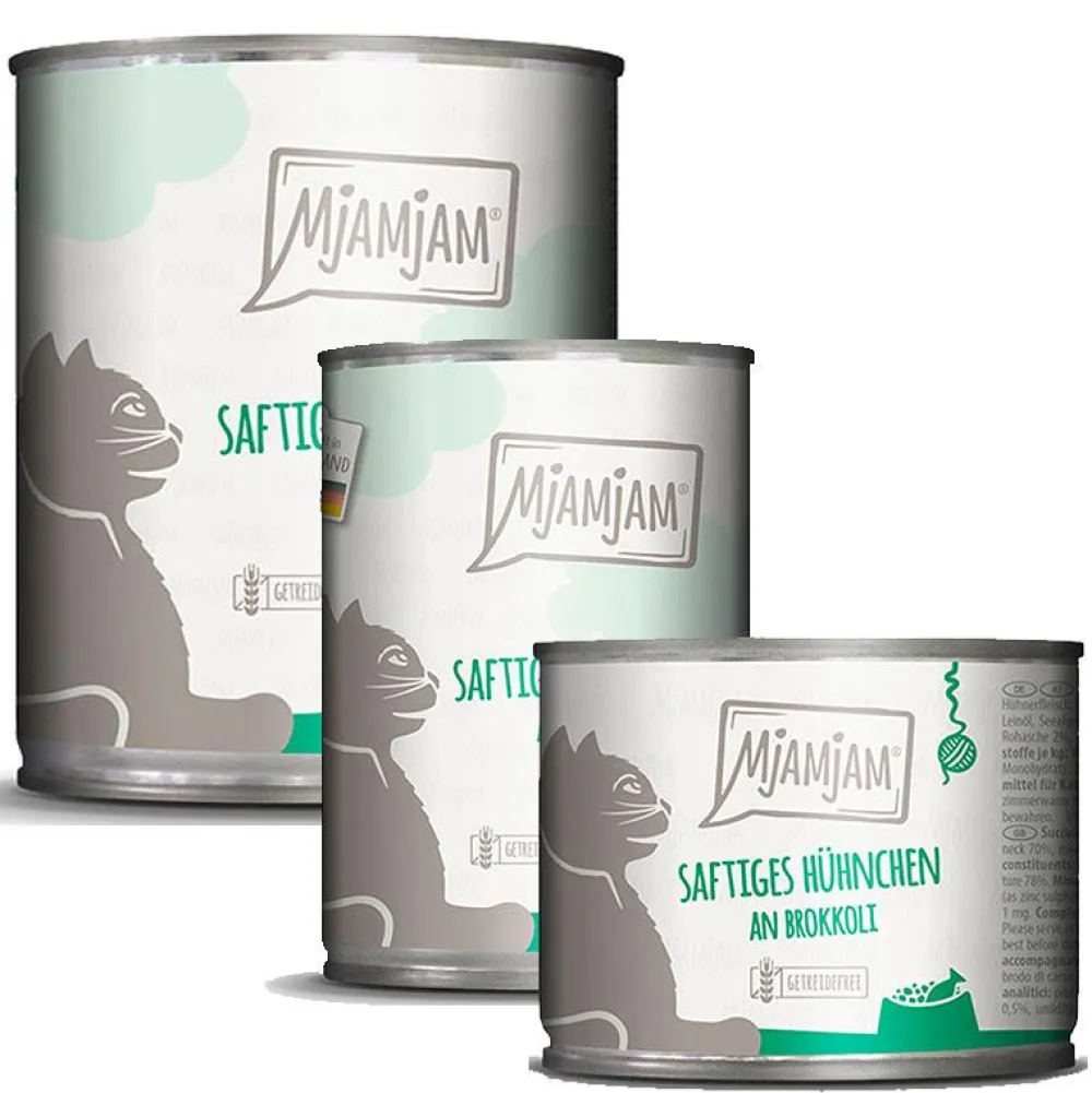 Mjamjam>Futterfreund MjAMjAM saftiges Hühnchen an Brokkoli