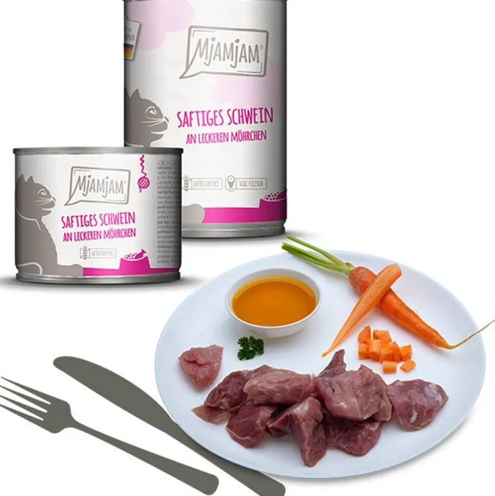 Mjamjam>Futterfreund MjAMjAM saftiges Schwein an leckeren Möhrchen