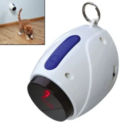 Katzenspielzeug>Futterfreund Moving Light, 11 cm, weiß/blau