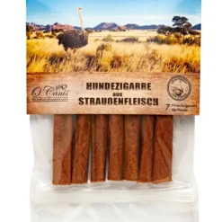 Strauß|Ocanis>Futterfreund Ocanis Hundezigarre aus Straußenfleisch 7 Stk./180g