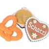 Spielzeug>Futterfreund Oktoberfest Leberkassemmel, Brezn, Schatz, Latex, 12-16cm