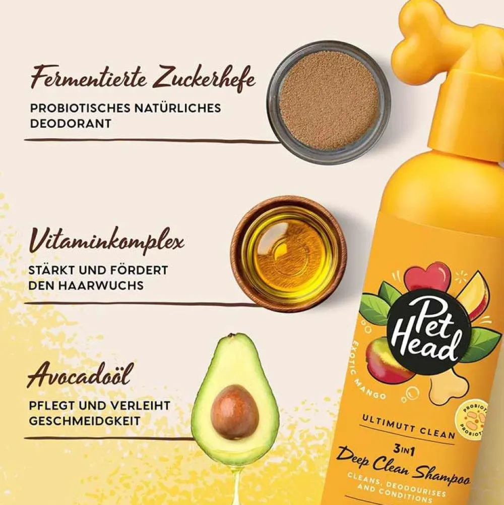 Shampoos>Futterfreund Pet Head Ultimutt Clean 3in1