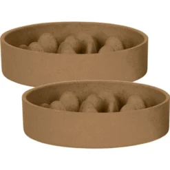 Futternapf>Futterfreund Petlando Bamboo Napf Anti-Schling, braun