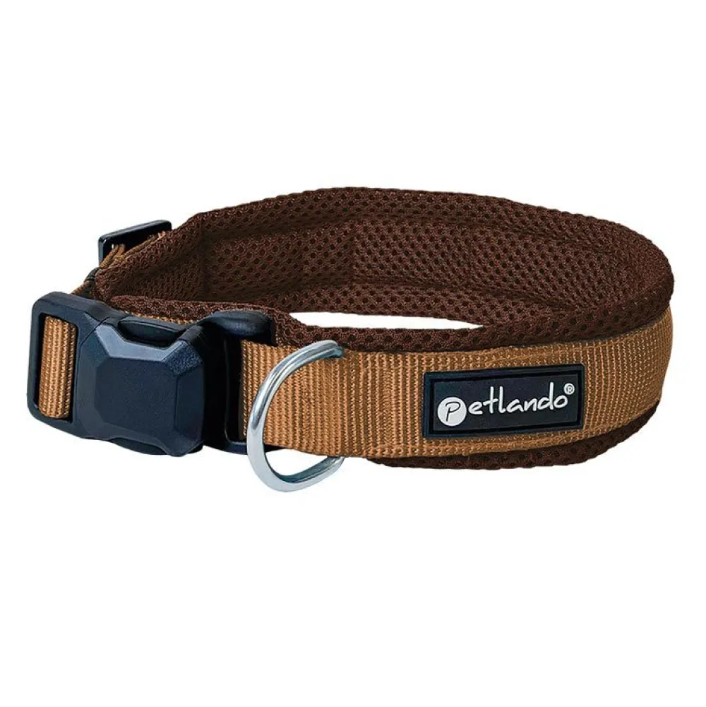 Halsbänder, Leinen & Geschirre>Futterfreund Petlando Magnetech Halsband, mokka/cognac