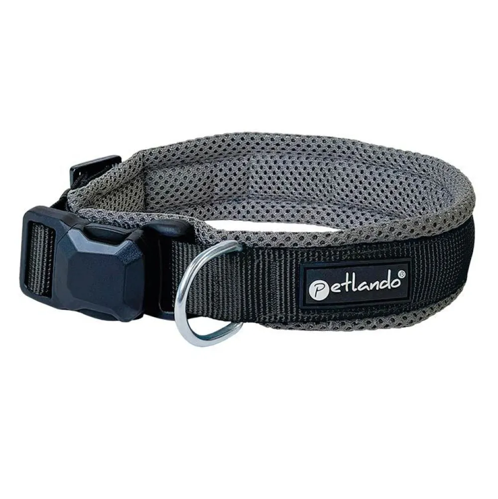 Halsbänder, Leinen & Geschirre>Futterfreund Petlando Magnetech Halsband, anthrazit/schwarz