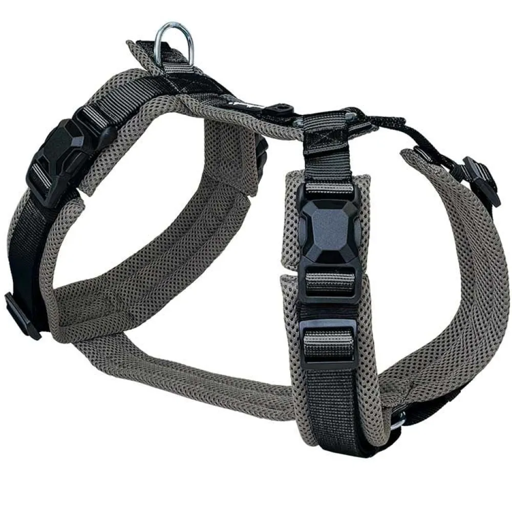Halsbänder, Leinen & Geschirre>Futterfreund Petlando Magnetech Y-Comfort Geschirr, anthrazit/schwarz