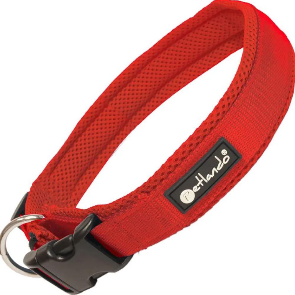 Halsbänder, Leinen & Geschirre>Futterfreund Petlando Mesh Halsband, red