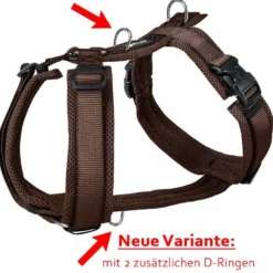 Halsbänder, Leinen & Geschirre>Futterfreund Petlando Mesh Y-Comfort Geschirr, mokka