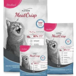 Platinum>Futterfreund Platinum Katze MeatCrisp Sterilised Fish