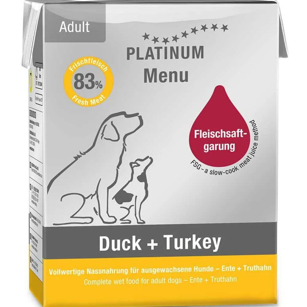 Platinum>Futterfreund Platinum Menu Duck+Turkey 375g