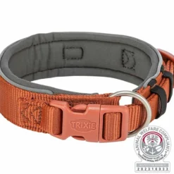 Halsbänder, Leinen & Geschirre>Futterfreund Premium Halsband, extra breit, rost/grafit