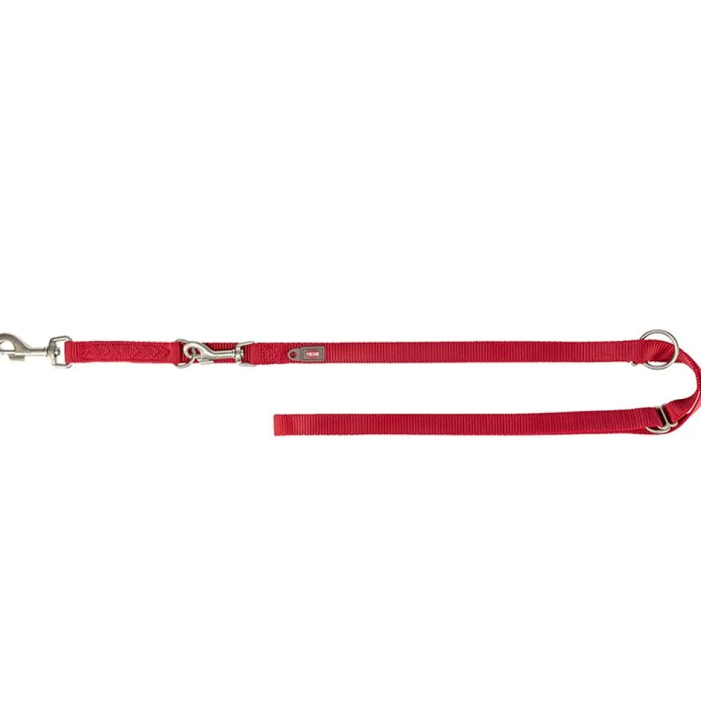 Halsbänder, Leinen & Geschirre>Futterfreund Premium V-Leine, rot