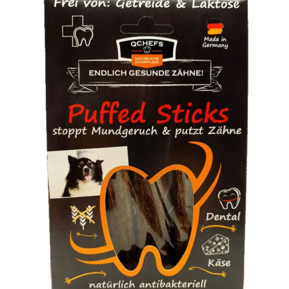 Qchefs|Zahnpflege>Futterfreund QCHEFS Puffed Sticks, 3er Pack (72g)