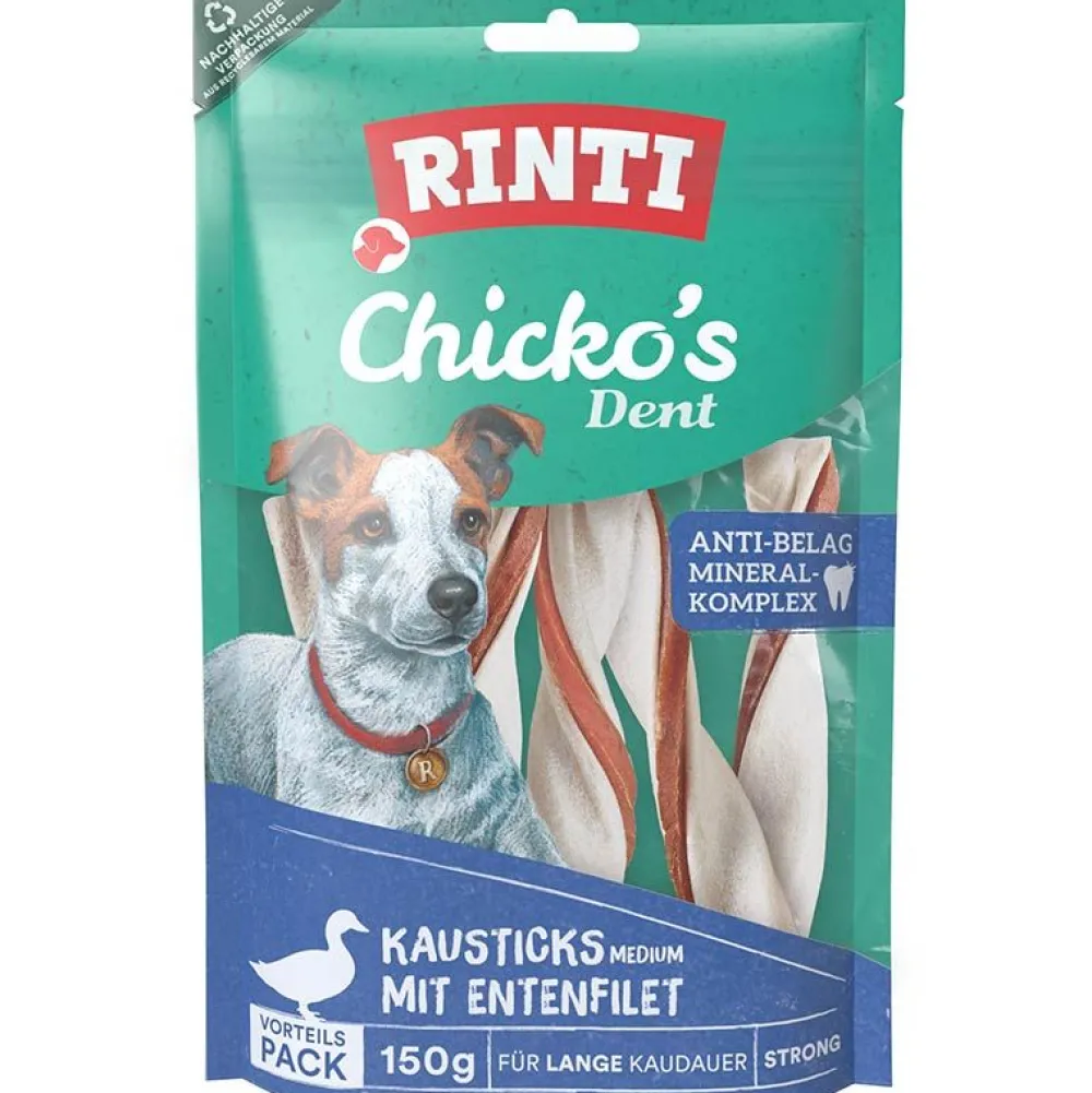 Rinti|Rinti>Futterfreund Rinti Snack Chickos Dent Strong mit Ente
