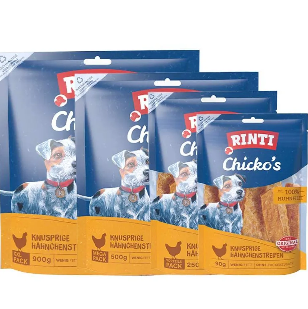 Rinti|Rinti>Futterfreund Rinti Snack Chickos knusprige Hähnchenstreifen