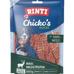 Rinti|Rinti>Futterfreund Rinti Snack Chickos MAXI Wildstreifen 250g
