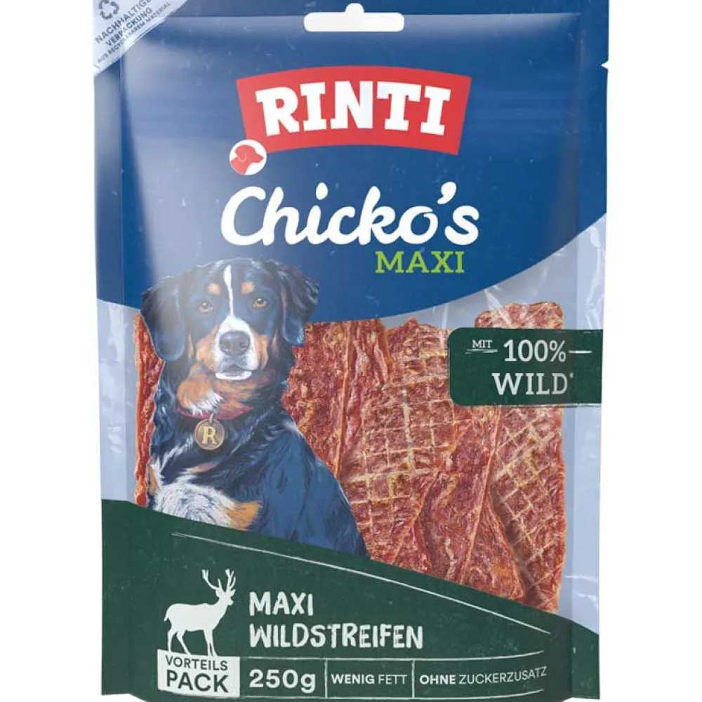 Rinti|Rinti>Futterfreund Rinti Snack Chickos MAXI Wildstreifen 250g