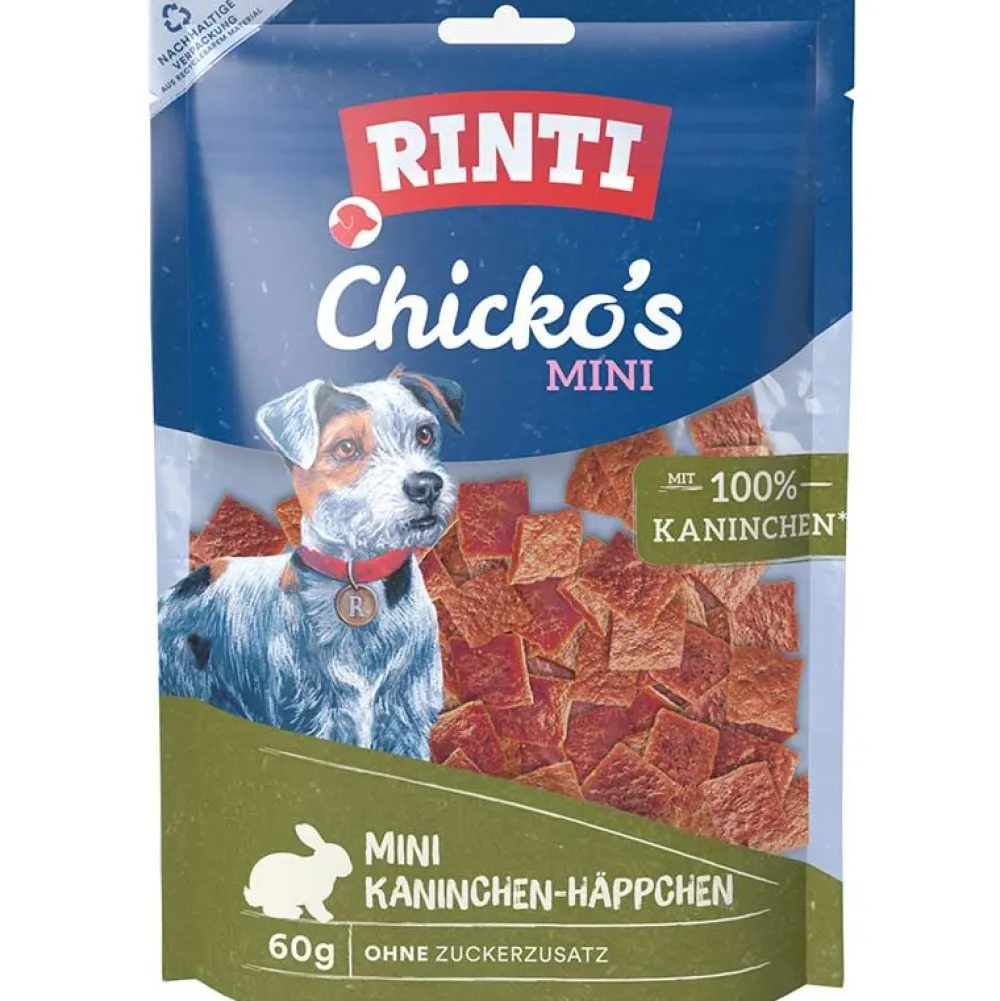 Rinti|Rinti>Futterfreund Rinti Snack Chickos MINI Kaninchen-Häppchen 60g