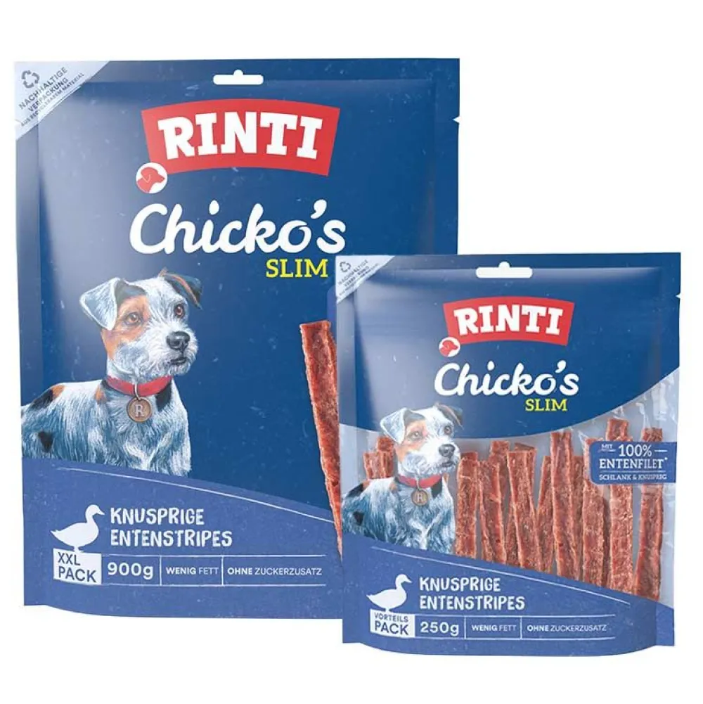 Rinti|Rinti>Futterfreund Rinti Snack Chickos Slim Ente