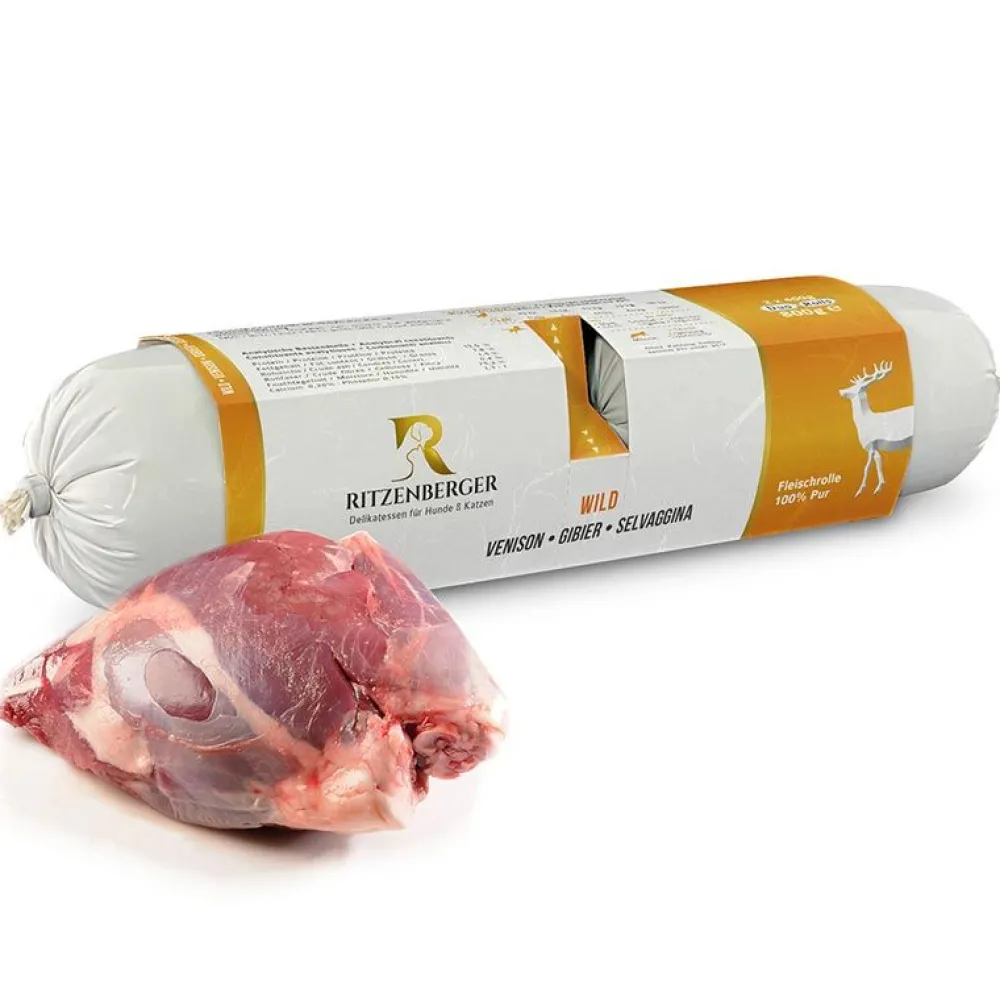 Ritzenberger>Futterfreund Ritzenberger Wild pur - Fleischrolle Duo-Rolls 2x400g