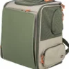 Camping Mit Hund|Unterwegs Mit Hund>Futterfreund Rucksack Rocco, bis 10kg, 40 x 42 x 30cm, beige/olivgrün