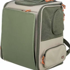 Camping Mit Hund|Unterwegs Mit Hund>Futterfreund Rucksack Rocco, bis 10kg, 40 x 42 x 30cm, beige/olivgrün