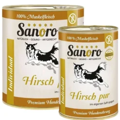Sanoro>Futterfreund Sanoro Pures Muskelfleisch Hirsch pur
