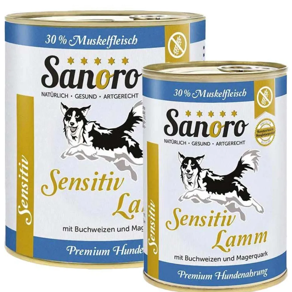 Sanoro>Futterfreund Sanoro Sensitiv Lamm mit Bio-Karotte und Bio-Buchweizen