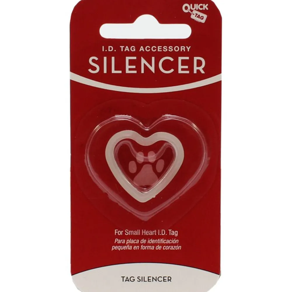 Adressanhänger|Adressanhänger Gravur>Futterfreund Silencer Herz Klein