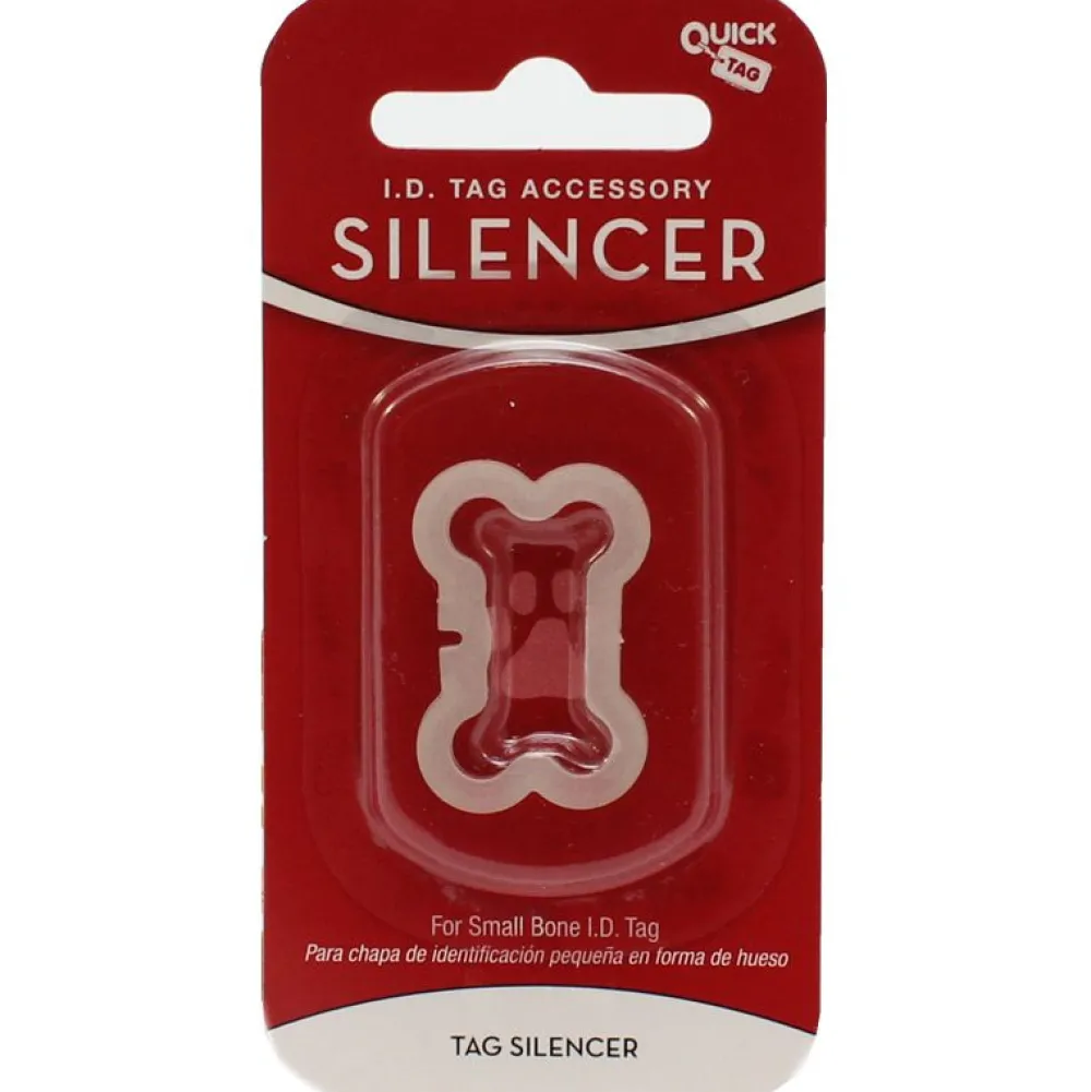 Adressanhänger|Adressanhänger Gravur>Futterfreund Silencer Knochen Klein