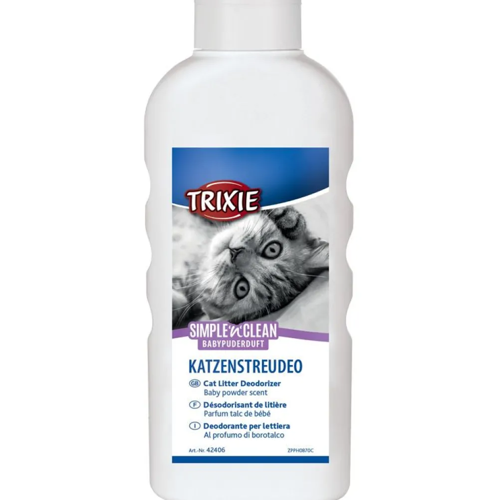 Katzentoiletten|Katzenstreu>Futterfreund Simple n Clean Katzenstreudeo Babypuderduft 750g