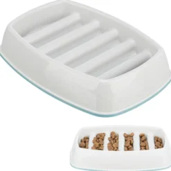 Futternapf>Futterfreund Slow Feeding Kunststoffnapf 0.25 l / 21x14 cm, grau