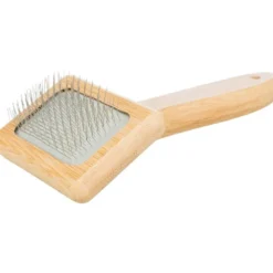 Bürsten & Kämme|Katzenpflege & Hygiene>Futterfreund Softbürste, Bambus/Metall, 7x16cm