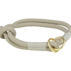 Halsbänder, Leinen & Geschirre>Futterfreund Soft Rope Zug-Stopp-Halsband, grau-hellgrau