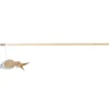 Katzenspielzeug>Futterfreund Spielangel mit Maus, Jute/Canvas, 50cm
