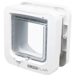 Freilauftüren>Futterfreund SureFlap 4-Wege Freilauftür m. Mikrochiperkennung 21x21 weiß