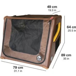 Unterwegs Mit Hund>Futterfreund TAMI M - Auto und Home Hundebox, aufblasbar 6,8 kg