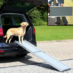 Unterwegs Mit Hund>Futterfreund Teleskop-Rampe, 43x100–180cm, bis zu 120kg, grau