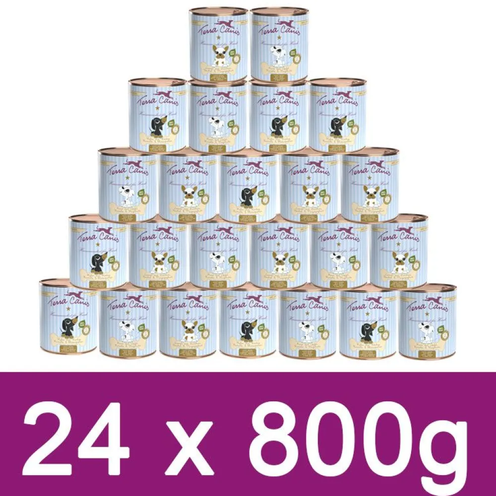 Terra Canis>Futterfreund Terra Canis Vorteilspack Welpen Menü 24 x 800g