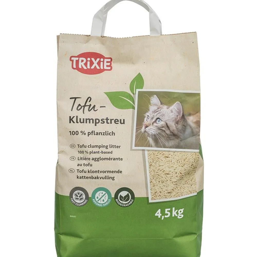 Katzentoiletten|Katzenstreu>Futterfreund Tofu-Katzenstreu, klumpend, 4,5 kg