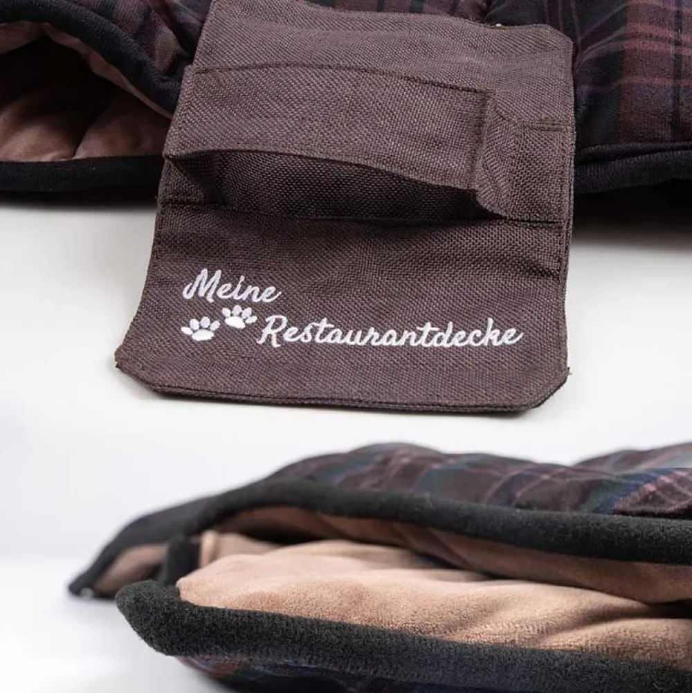 Unterwegs Mit Hund|Schlafplatz>Futterfreund TrendPet Meine Restaurantdecke, altrosa/Tartan