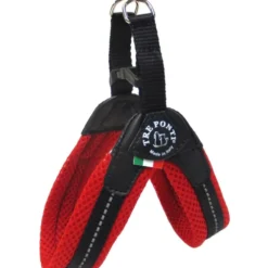 Halsbänder, Leinen & Geschirre>Futterfreund Tre Ponti Easy Fit Soft-Geschirr, atmungsaktiv, rot